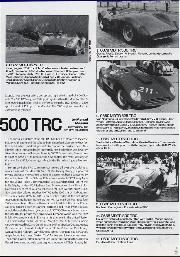 Bericht Prancing Horse Ferrari 500 TRC